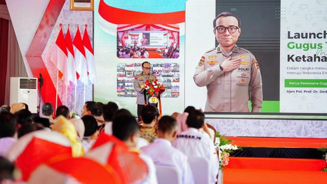 Resmi Diluncurkan, Gugus Tugas Polri Dukung Ketahanan Pangan Langsung Tancap Gas
