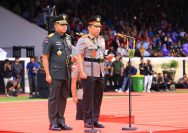 Kapolri Jenderal Pol. Listyo Sigit Prabowo dan Panglima TNI Jenderal Agus Subiyanto memimpin Wisuda Prabhatar 2024 Akademi Kepolisian dan Akademi TNI di Lapangan Sapta Marga Akademi Militer Magelang, Jumat (29/11/24).