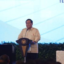 Presiden Prabowo Subianto menghadiri Rapat Pimpinan (Rapim) TNI-Polri yang digelar di The Tribrata, Kebayoran Baru, Jakarta Selatan, Kamis (30/1/2025).