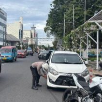 Satlantas Polresta Manado Tertibkan Parkir Liar Kendaraan