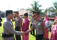 Kapolda Sulut Pimpin Upacara Kenaikan Pangkat 200 Personel