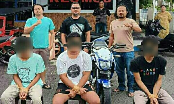 Tim Resmob Polres Kotamobagu ringkus 3 Pelaku Curanmor