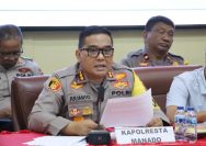 Press Release Akhir Tahun 2024 Polresta Manado