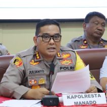 Press Release Akhir Tahun 2024 Polresta Manado