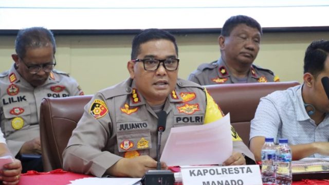 Press Release Akhir Tahun 2024 Polresta Manado