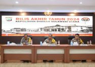 Rilis Akhir Tahun 2024 Polda Sulut