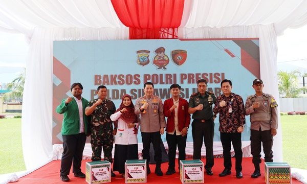 Polda Sulawesi Utara (Sulut) melaksanakan bakti sosial (Baksos) Polri Presisi bersama mahasiswa, Aliansi Badan Eksekutif Mahasiswa (BEM) dan Organisasi Kemasyarakatan Pemuda (OKP) dalam rangka menyambut bulan suci Ramadan 1446 H, Kamis (27/2/2025).