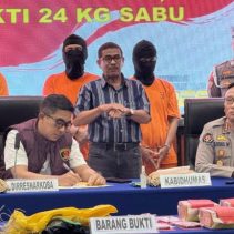 Polda Sulteng Gagalkan Peredaran 24 Kg Sabu di Palu
