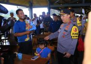 Kapolri Jenderal Polisi Listyo Sigit Prabowo meninjau langsung rest area kilometer 456 di wilayah Salatiga, Jawa Tengah