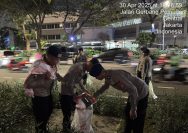 Brimob Polda Metro Jaya melakukan penyisiran di sejumlah titik sekitar Kompleks Gedung DPR/MPR RI.