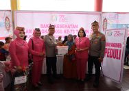 Polda Kalimantan Tengah (Kalteng) turut berpartisipasi dalam penanganan stunting dengan memberikan pelayanan kesehatan terpadu secara gratis kepada masyarakat.