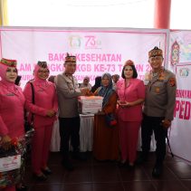 Polda Kalimantan Tengah (Kalteng) turut berpartisipasi dalam penanganan stunting dengan memberikan pelayanan kesehatan terpadu secara gratis kepada masyarakat.
