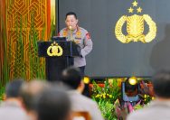 Kapolri Jenderal Listyo Sigit Prabowo membuka Rapat Kerja Teknis (Rakernis) gabungan seluruh jajaran Divisi di Gedung Rupatama, pada Rabu (30/4).