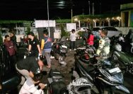 Polsek Tomohon Tengah Jaring Belasan Ranmor Berknalpot Brong