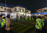 Personel Polres Bitung melakasanaan Kegiatan Rutin Yang Ditingkatkan (KRYD), Minggu (14/9/2025) malam.