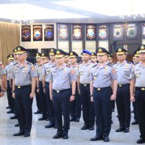 Kepolisian Negara Republik Indonesia melaksanakan Upacara Kenaikan Pangkat ke dan dalam golongan Perwira Tinggi (Pati) Polri pada Kamis (19/3/2026), di Rupatama Mabes Polri.