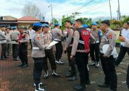 Bid Propam Polda Sulawesi Utara melaksanakan kegiatan Penegakan Ketertiban dan Disiplin (Gaktiblin) di Polres Tomohon, Senin (16/3/2026) pagi.