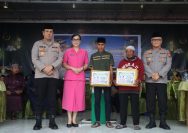 Polres Minahasa menggelar kegiatan buka puasa bersama dengan umat Muslim setempat pada momentum bulan suci Ramadan Kamis (5/3/2026).