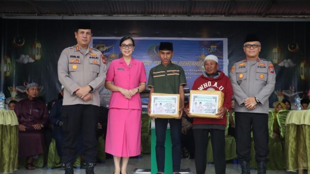 Polres Minahasa menggelar kegiatan buka puasa bersama dengan umat Muslim setempat pada momentum bulan suci Ramadan Kamis (5/3/2026).