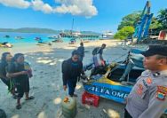 Personel Piket Plug C Polsek Melonguane melaksanakan patroli mobile di wilayah hukumnya pada Sabtu (18/04/2026) pagi, untuk memastikan situasi keamanan dan ketertiban masyarakat (Kamtibmas) tetap terjaga.