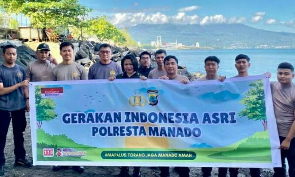 Personel Polresta Manado kembali menunjukkan komitmen nyata dalam menjaga kelestarian lingkungan. Melalui Gerakan Indonesia Asri