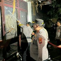 Suasana panik sempat menyelimuti kawasan Kantor DPMPTSP Kabupaten Bolaang Mongondow Utara pada Minggu, 24 Mei 2026.