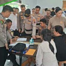 Upaya menjaga kesiapan fisik dan kesehatan personel terus dilakukan Polres Minahasa melalui pelaksanaan Pemeriksaan Kesehatan (Rikkes) Berkala Tahun Anggaran 2026 yang digelar di Aula Tansatrisna, Senin (25/05/2026).