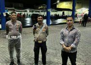 Polsek Malalayang turut hadir memastikan seluruh rangkaian kegiatan berjalan aman dan tertib.