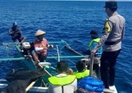 Polsek Pinogaluman bersama Kelompok Pengawas Akses Area Perikanan (PAAP) Perintis Kabupaten Bolaang Mongondow Utara meningkatkan pengawasan di sejumlah Kawasan Larang Ambil (KLA) guna menjaga kelestarian ekosistem laut dan sumber daya perikanan, Minggu (14/6/2026).