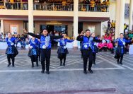 Polda Sulut menggelar olahraga bersama dan lomba line dance antar Satuan Kerja (Satker) serta Satuan Wilayah (Satwil) dalam rangka memeriahkan Hari Bhayangkara ke-80.