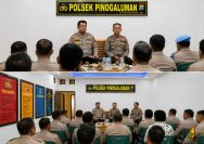 Kapolres Bolaang Mongondow Utara (Bolmut), AKBP Andhika Fitransyah, S.I.K., M.Han., melaksanakan kunjungan kerja ke Polsek Pinogaluman, Sabtu (18/7/2026).