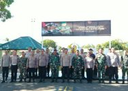 Polres Minahasa Selatan (Minsel) memperkuat sinergi dengan TNI melalui kunjungan silaturahmi ke Markas Secaba Rindam XIII/Merdeka di Kelurahan Pondang, Kecamatan Amurang Timur, Selasa (14/7/2026).