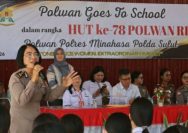 Memperingati Hari Jadi Polisi Wanita (Polwan) Republik Indonesia ke-78 tahun 2026, jajaran Polwan Polres Minahasa menggelar kegiatan Polwan Goes To School di SMP Negeri 1 Tondano, Rabu (26/8/2026).