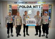 Polda Sulawesi Utara (Sulut) bersama jajaran menyerahkan bantuan kemanusiaan senilai total Rp300 juta.