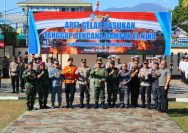Pemerintah Provinsi Sulawesi Utara bersama jajaran TNI, Polri, dan instansi terkait menggelar Apel Gelar Pasukan Tanggap Bencana Dampak El Nino Tahun 2026 di Lapangan Presisi Polda Sulawesi Utara, Selasa (4/8/2026).