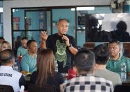 Pangdam XIII/Merdeka Mayjen TNI Mirza Agus, S.I.P., menggelar Coffee Morning bersama pimpinan media dan awak media di kawasan Megamas, Kota Manado, Senin (1/9/2026).