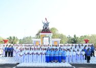 Kodaeral VIII menggelar ziarah dalam rangka memperingati HUT ke-81 TNI Angkatan Laut (TNI AL) Tahun 2026 di Taman Makam Pahlawan (TMP) Kairagi Weru, Kecamatan Paal Dua, Kota Manado, Senin (7/9/2026).