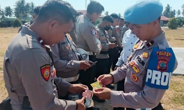 Propam) Polres Bolaang Mongondow Timur (Boltim) melaksanakan kegiatan Penegakan, Ketertiban, dan Disiplin (Gaktiblin) sebagai bagian dari upaya memperkuat kedisiplinan serta integritas seluruh personel.